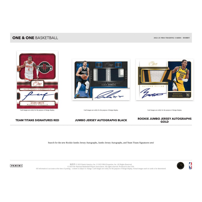2022/23 Panini One &amp; One Basketball Hobby 10 Box Case