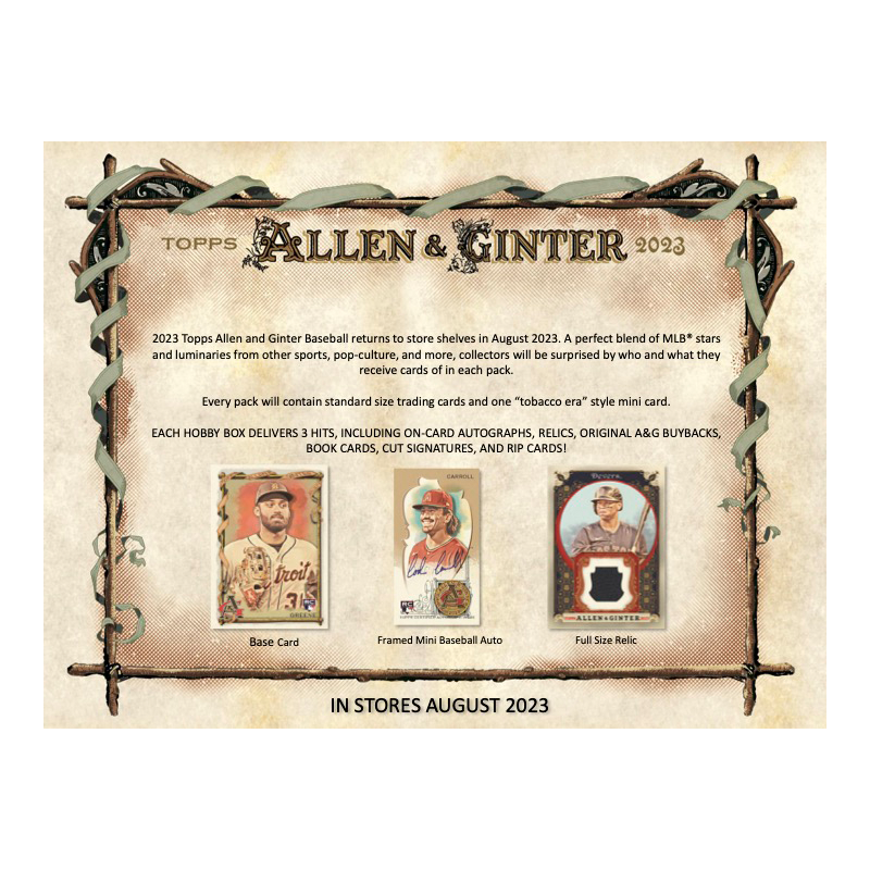 2023 Topps Allen &amp; Ginter Baseball Hobby Box
