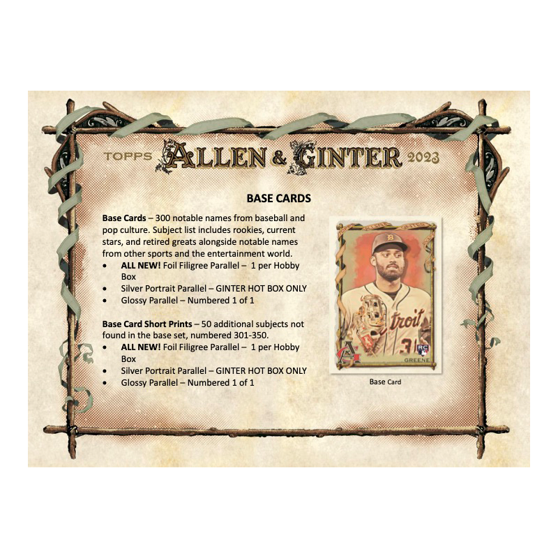 2023 Topps Allen &amp; Ginter Baseball Hobby 12 Box Case