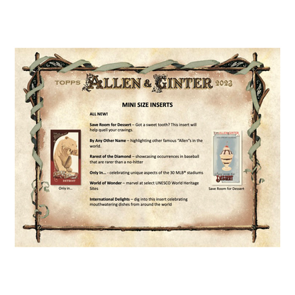 2023 Topps Allen &amp; Ginter Baseball Hobby 12 Box Case